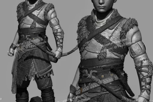 Atreus god of war ragnarok fanart