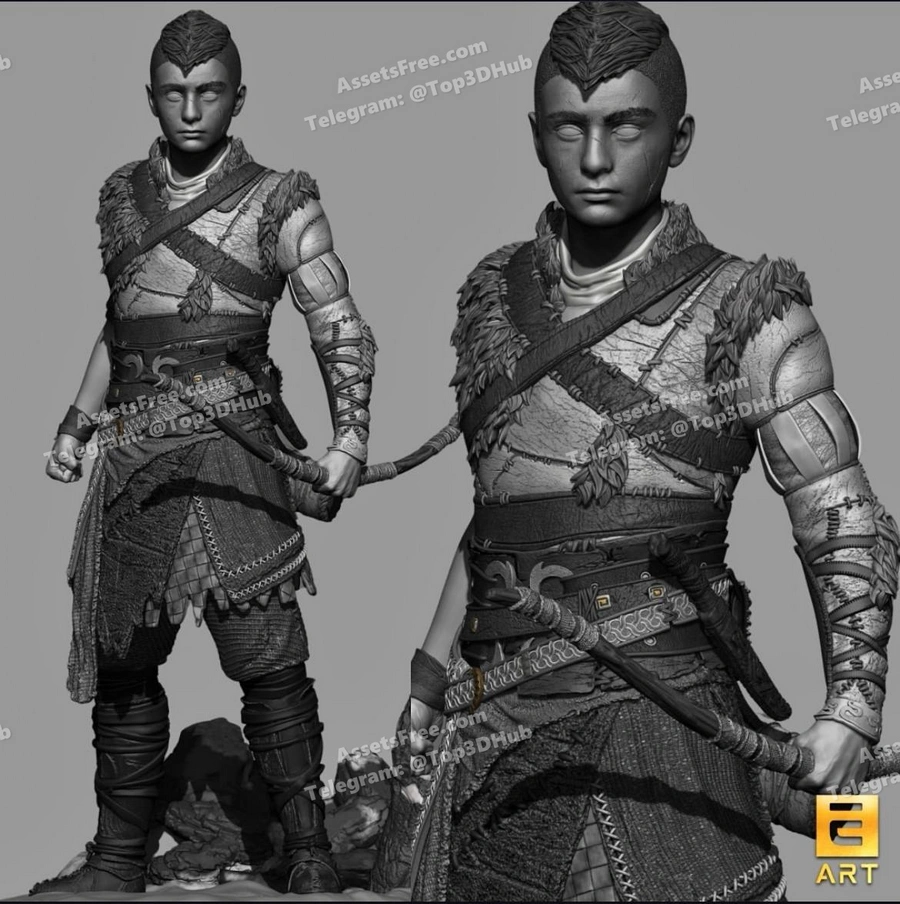 atreus-god-of-war-ragnarok-fanart – STL 3D Print Model | AssetsFree.com Atreus god of war ragnarok fanart