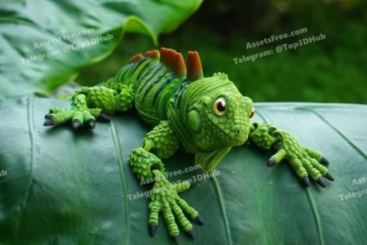 August exclusive flexi iguana