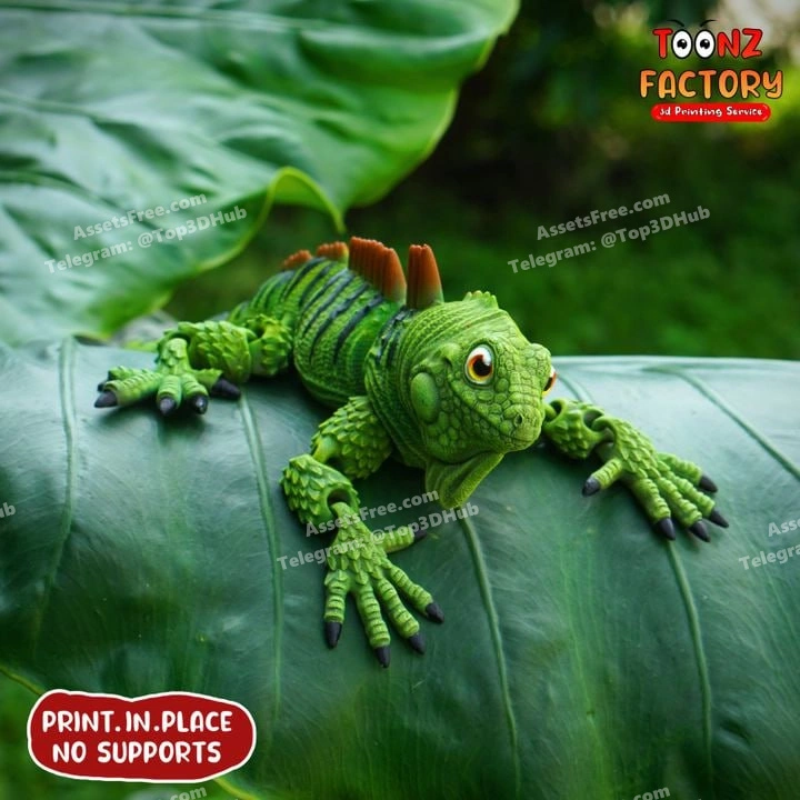 August exclusive flexi iguana