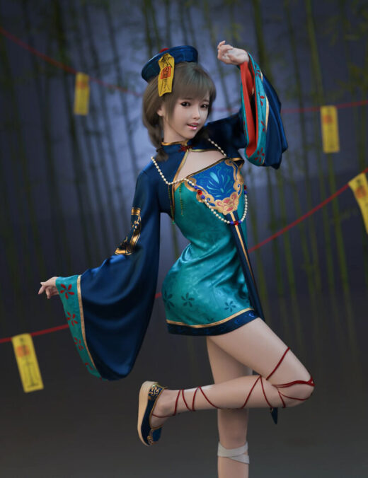 Dforce mktg sweet zombie outfit for genesis 9, 8.1 and 8 female