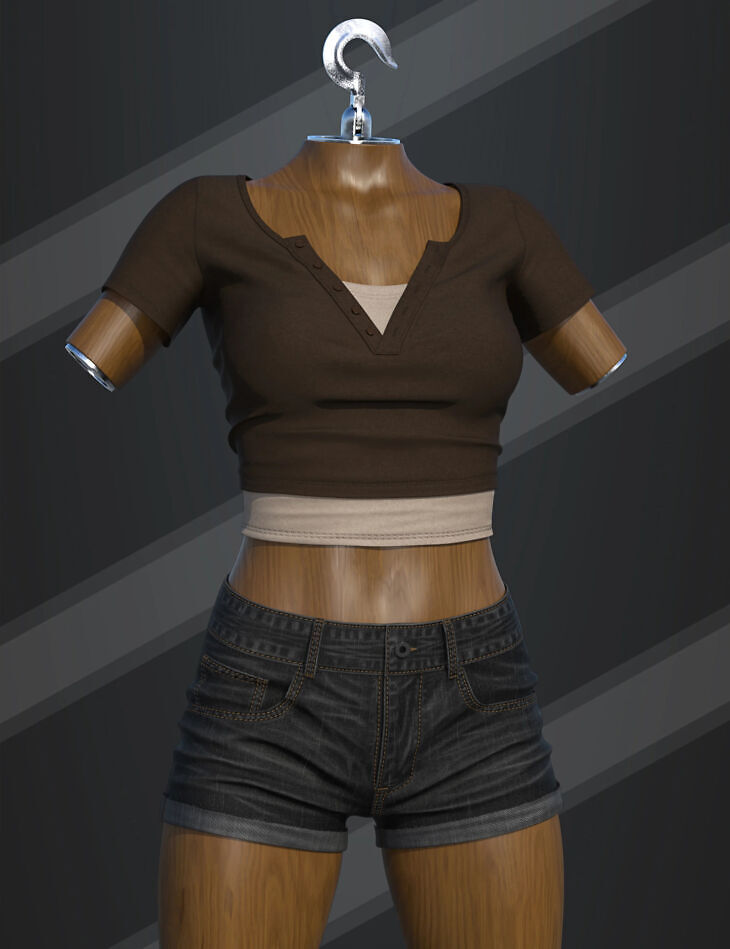 Dforce su fashion urban outfit for genesis 9, 8.1, and 8 female