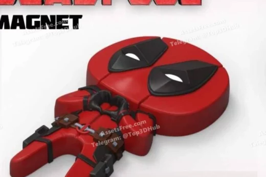 Deadpool feel the love magnet 1