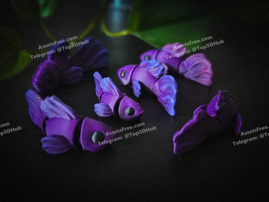flexibettafish – STL 3D Print Model | AssetsFree.com Flexibettafish
