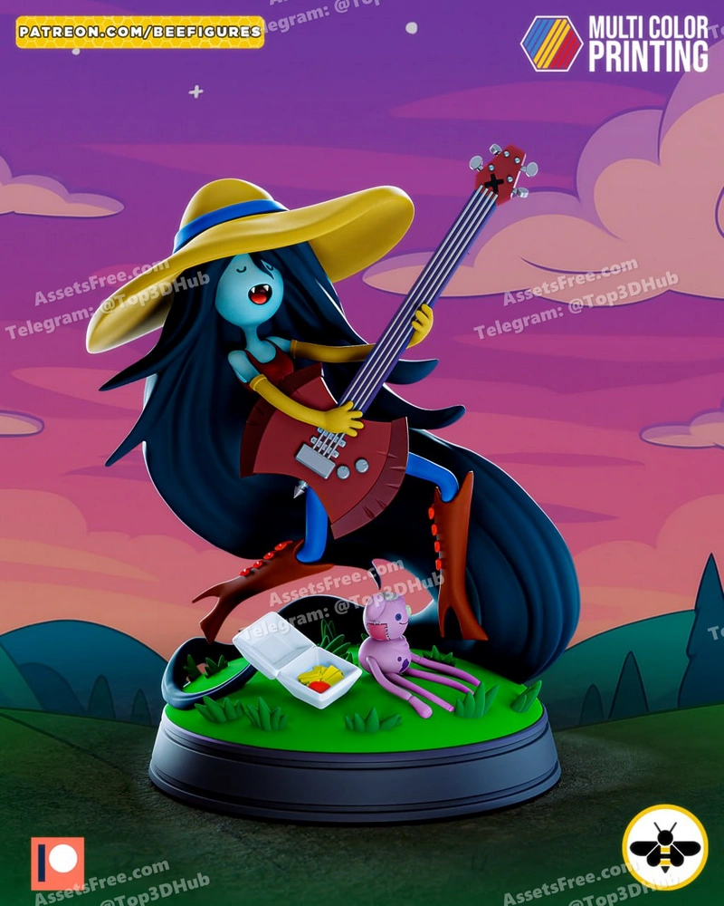 marceline – STL 3D Print Model | AssetsFree.com Marceline