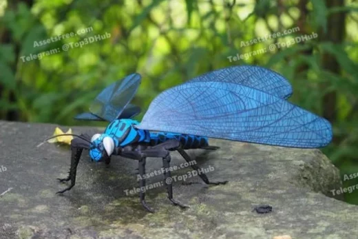 Meganeura giant prehistoric dragonfly20250721 1 m3lhkw