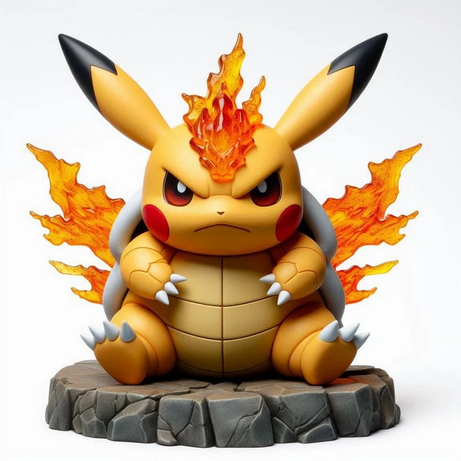 pikachu colère – STL 3D Print Model | AssetsFree.com Pikachu colère