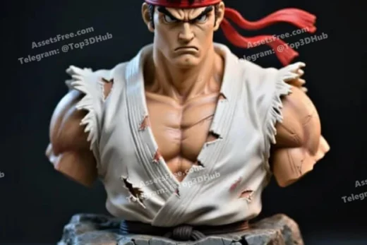 Ryu stl bust