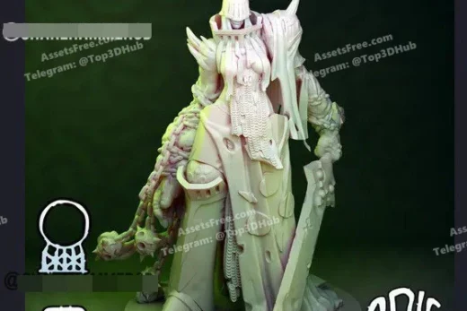 Solfamerminis nurgle knight pin a