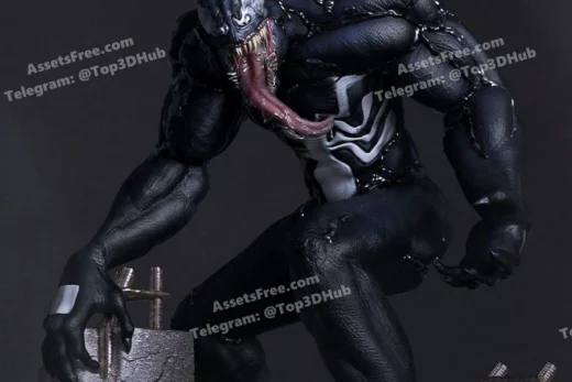 Symbiote family collection venom @stl for home