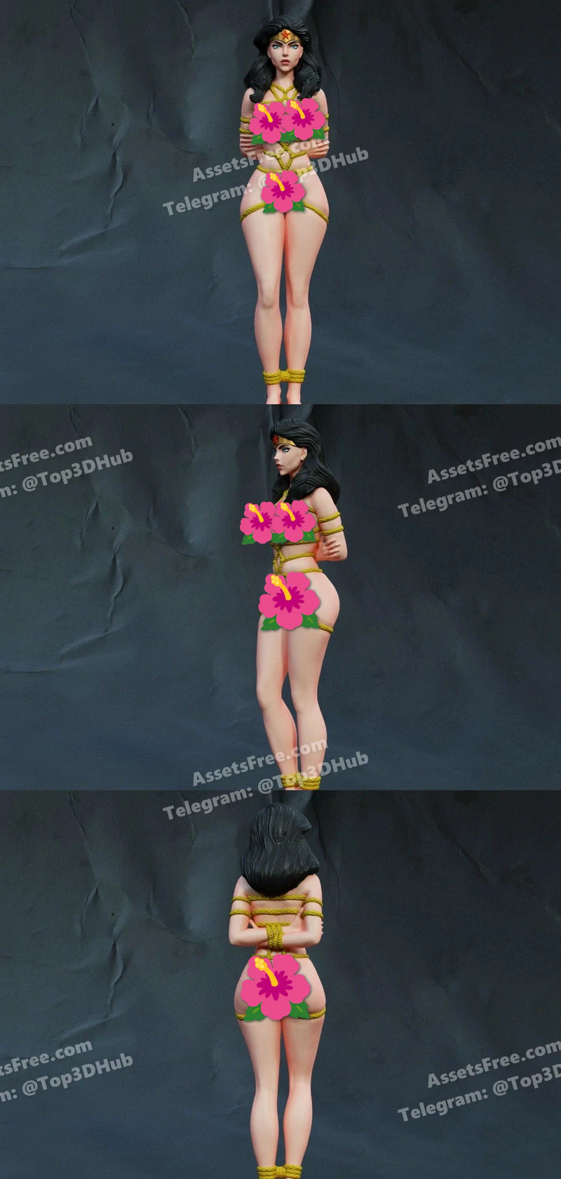 wonderwoman – STL 3D Print Model | AssetsFree.com Wonderwoman