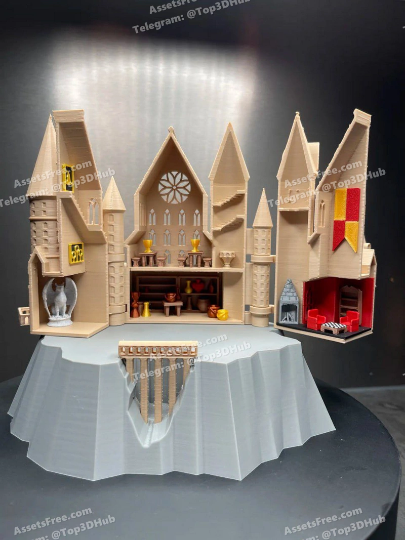 Игровой набор Замок Хогвартс @vse pro 3d