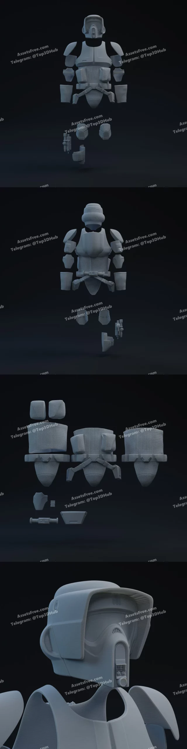 04-18-2024 ROTJ Scout Trooper (Advanced) – STL 3D Print Model | AssetsFree.com 04 18 2024 rotj scout trooper (advanced)