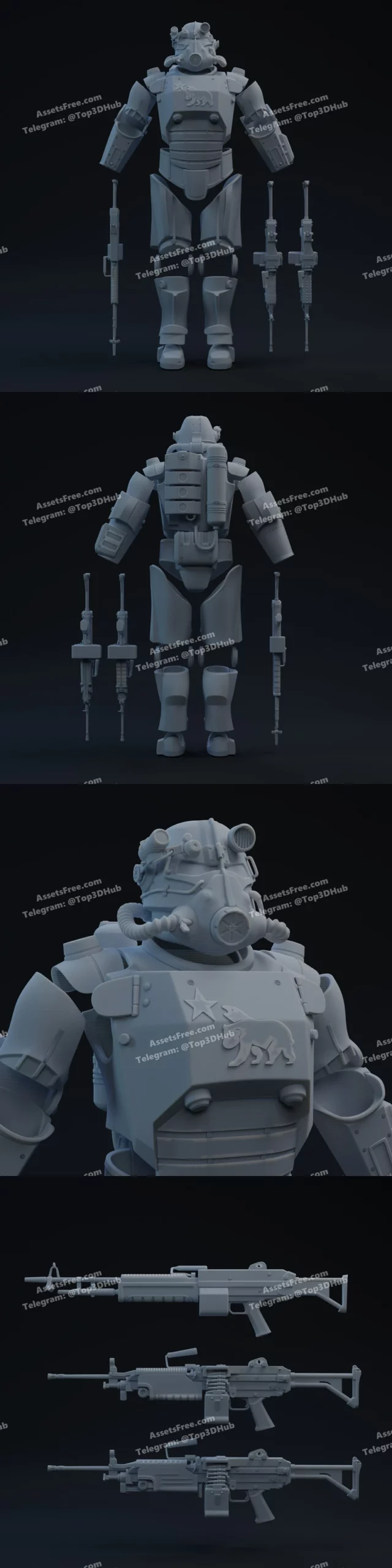 05-09-2025 NCR Salvaged Power Armor (Advanced) – STL 3D Print Model | AssetsFree.com 05 09 2025 ncr salvaged power armor (advanced)