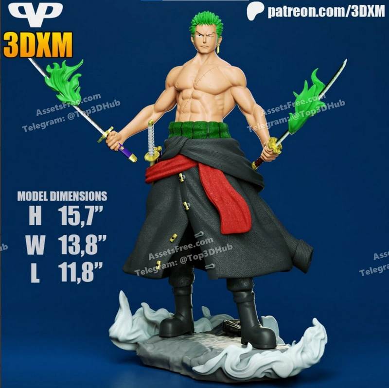 3dxm 2025 07 roronoa zoro