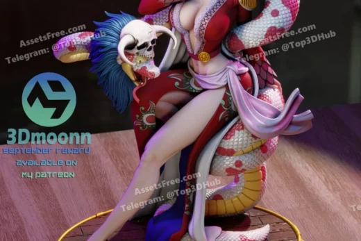 3dmoonn one piece boa hancock