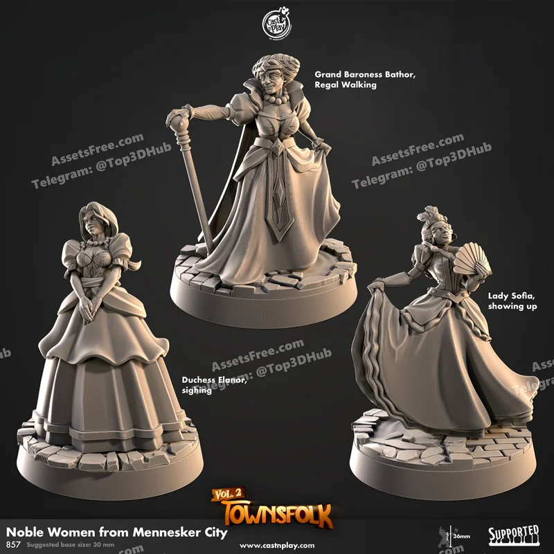 857 noble women from mennesker city