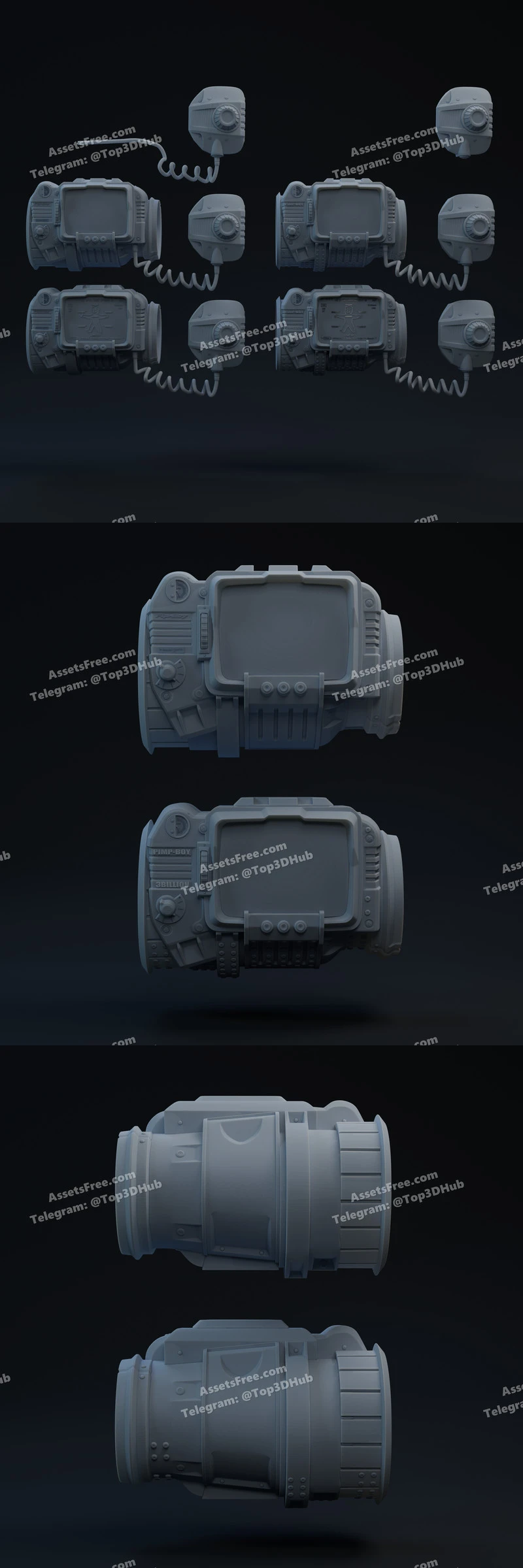 9-19-2025 F3-NV PipBoys (Advanced) – STL 3D Print Model | AssetsFree.com 9 19 2025 f3 nv pipboys (advanced)