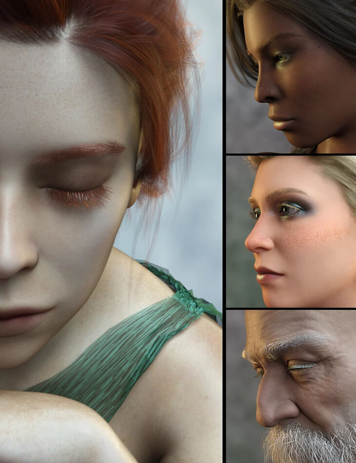 AB Natural Eyebrows and Eyelashes – STL 3D Print Model | AssetsFree.com Ab natural eyebrows and eyelashes