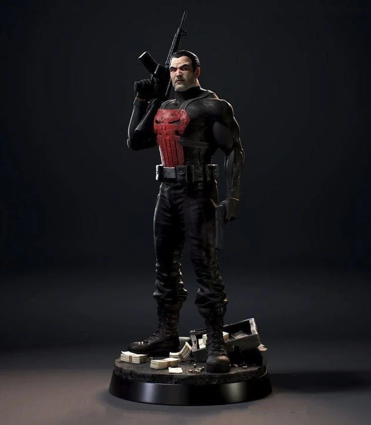 ATV Digital Sculptures – Punisher – STL 3D Print Model | AssetsFree.com Atv digital sculptures punisher