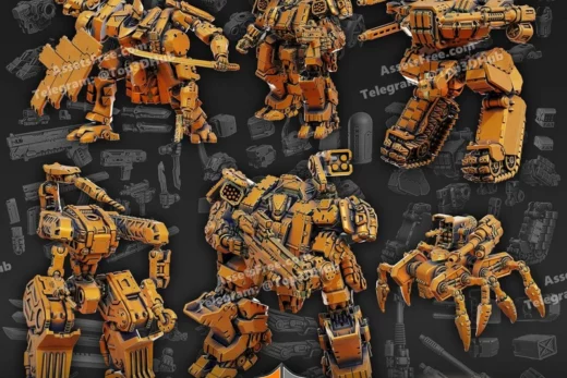 Adamantarsenal modular mechs vol 2