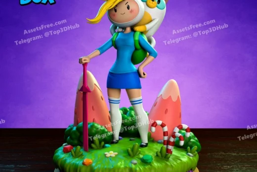 Adventure time fionna campbell toonbox bluespray @stl for home