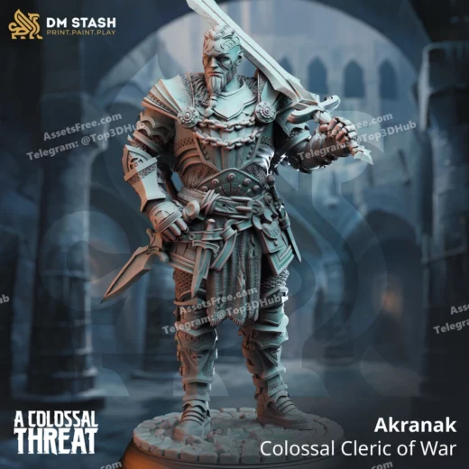 Akranak colossal cleric of war