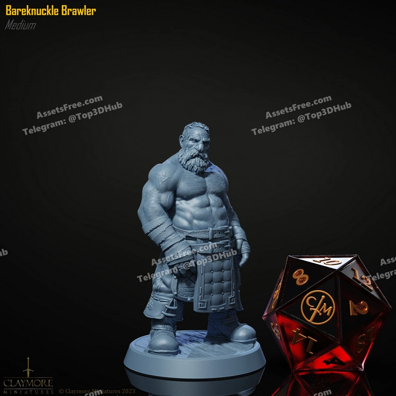 Bareknuckle Brawler – STL 3D Print Model | AssetsFree.com Bareknuckle brawler