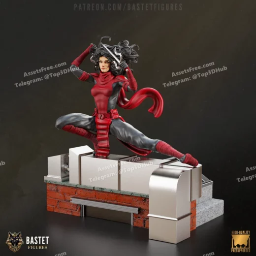 Bastet figures elektra marvel comics