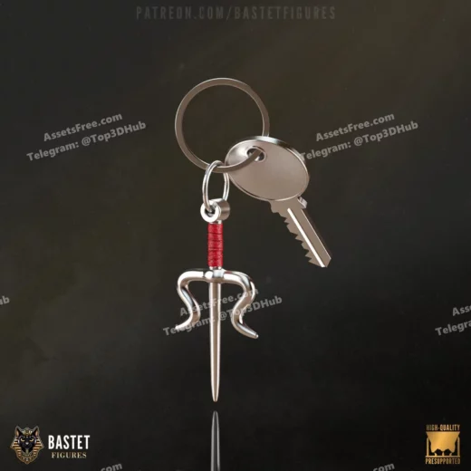 Bastet figures elektra marvel comics keychain