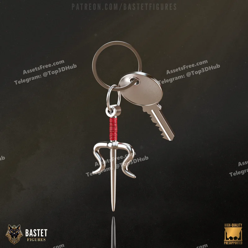 Bastet figures elektra marvel comics keychain