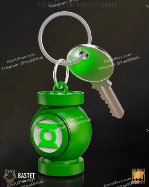 Bastet figures green lantern dc comics keychain