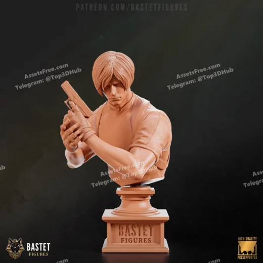 Bastet figures leon s kennedy resident evil series bust