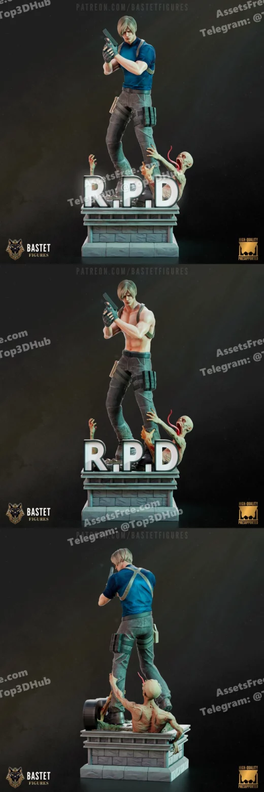Bastet figures leon s kennedy resident evil series main model