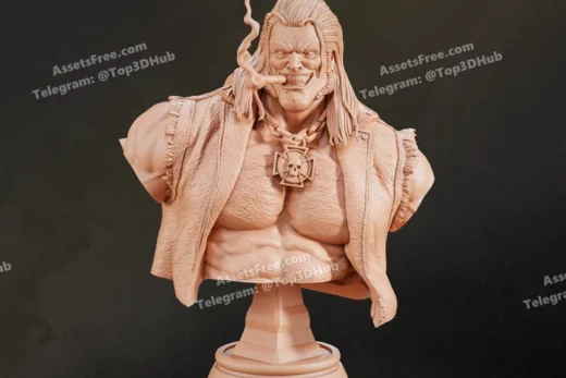 Bastet figures lobo bust