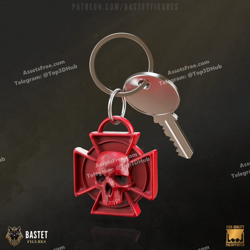 Bastet Figures – Lobo Keychain – STL 3D Print Model | AssetsFree.com Bastet figures lobo keychain