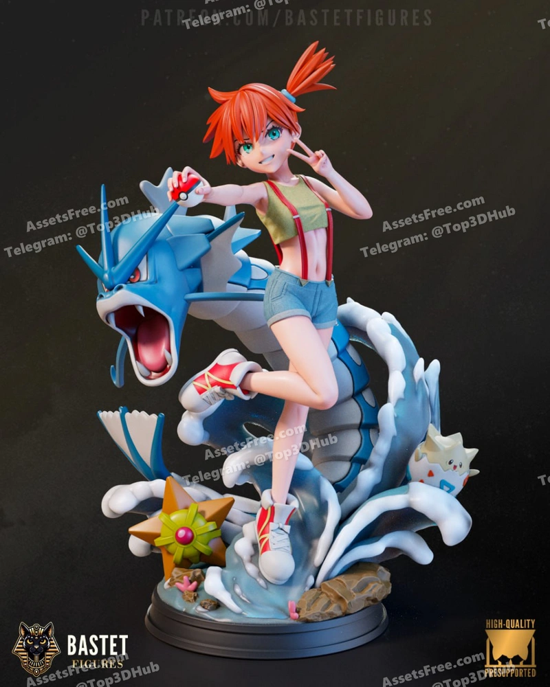 Bastet figures misty pokemon