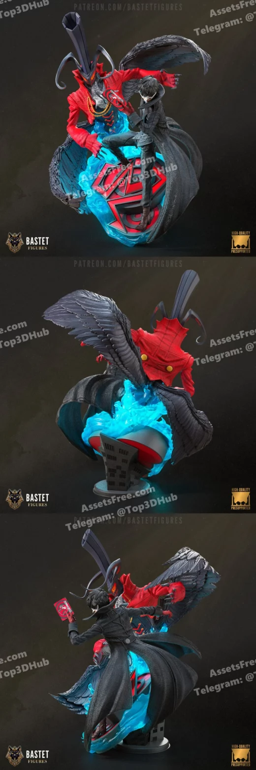 Bastet figures persona joker & arsene