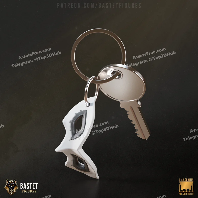 Bastet figures persona joker & arsene joker keychain