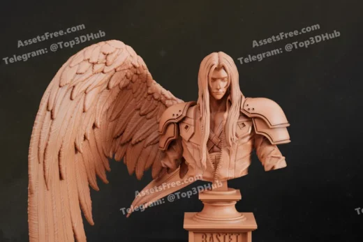 Bastet figures sephiroth final fantasy bust