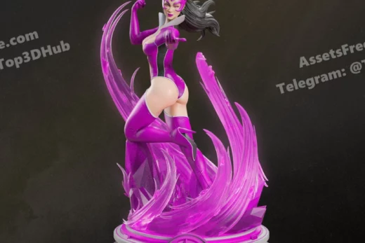 Bastet figures star sapphire