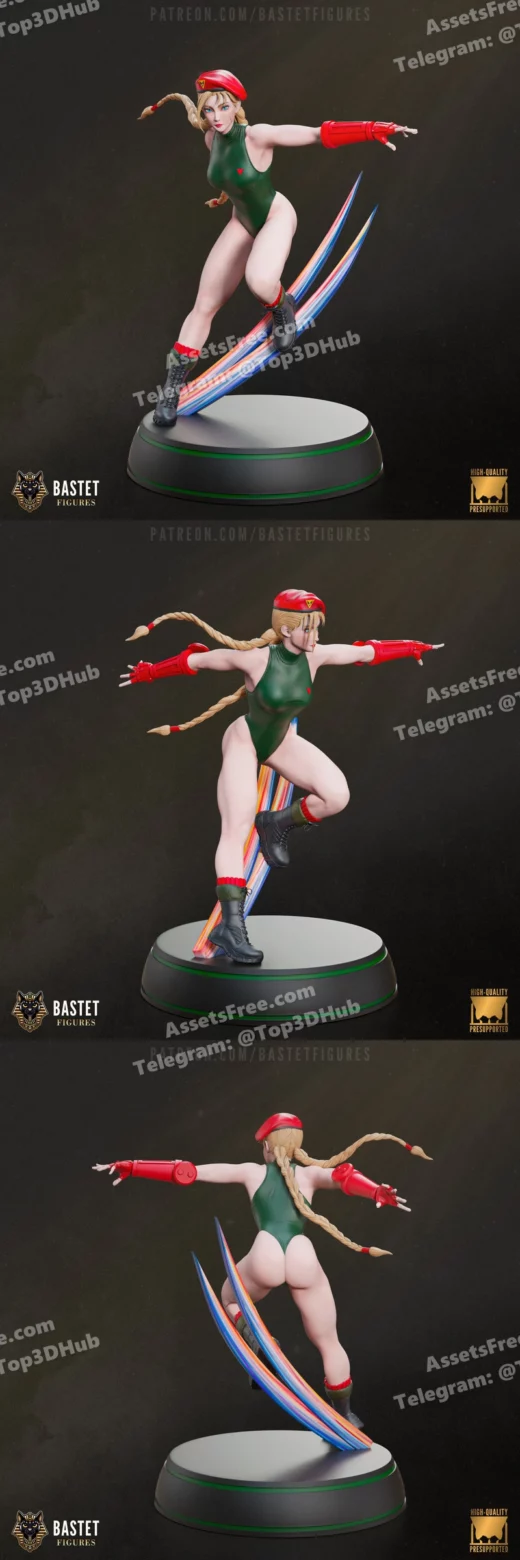 Bastet figures street fighter cammy white