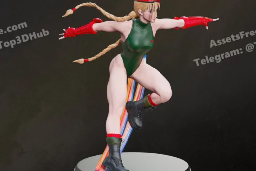 Bastet figures street fighter cammy white