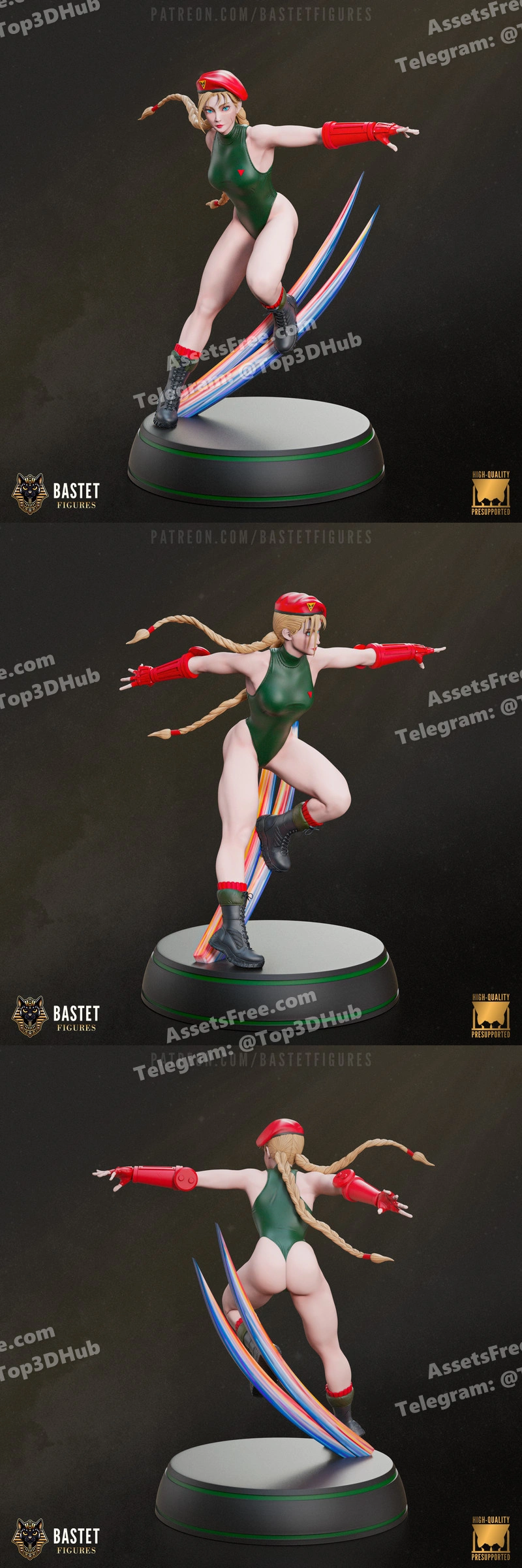 Bastet Figures – Street Fighter – Cammy White – STL 3D Print Model | AssetsFree.com Bastet figures street fighter cammy white