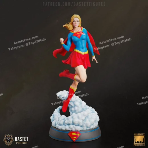 Bastet figures supergirl