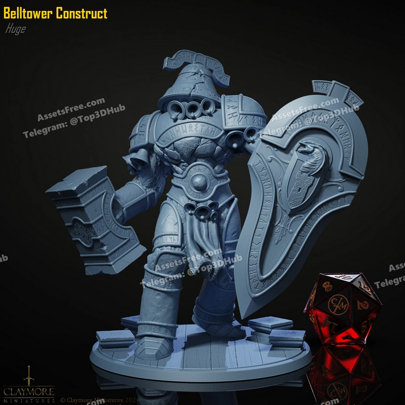 Belltower Construct – STL 3D Print Model | AssetsFree.com Belltower construct