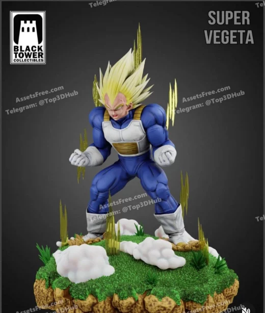 Black tower collectibles super vegeta