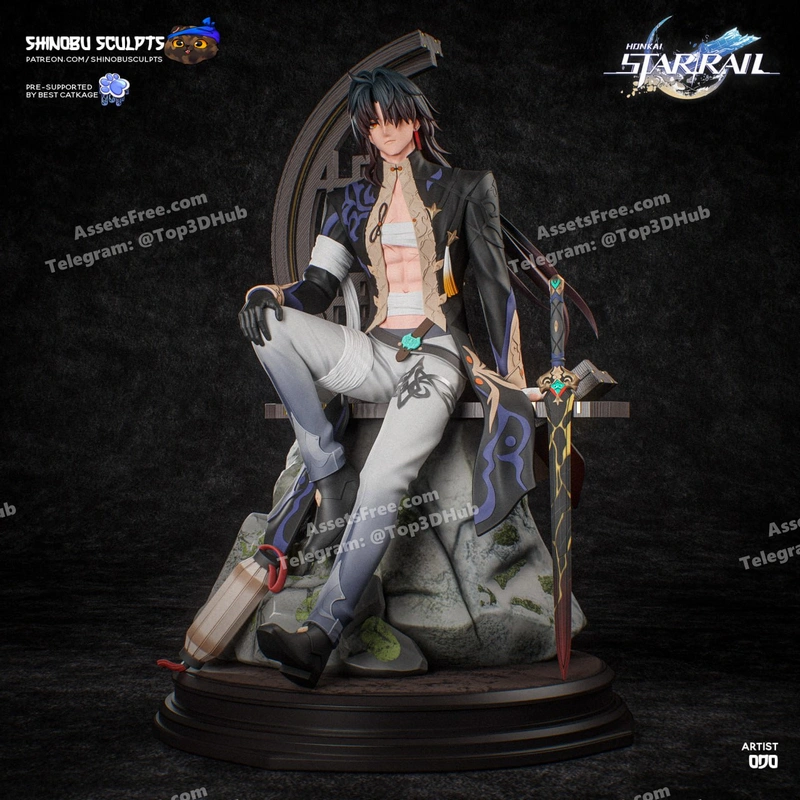 Blade honkai star rail shinobu sculpt