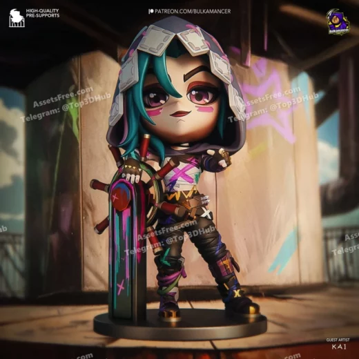 Bulkamancer jinx chibi