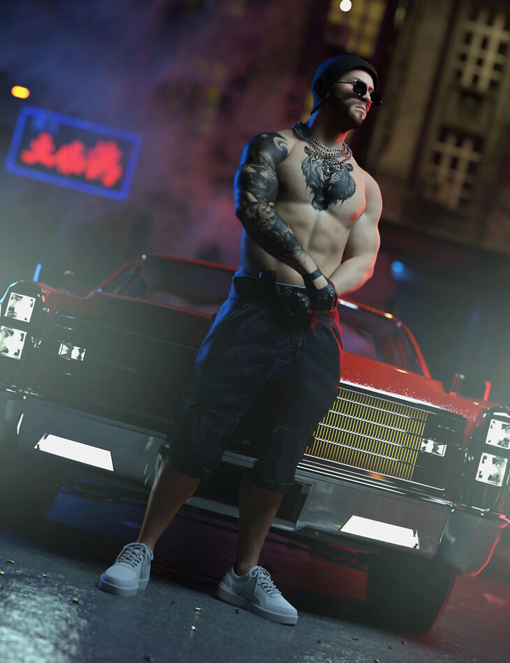 Bulletproof poses for genesis 9 and genesis 8 male